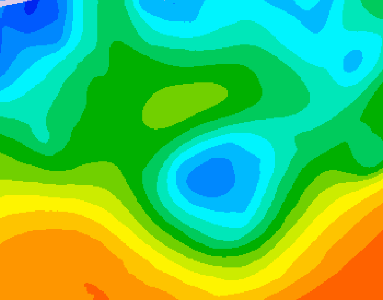 GDPS 500 millibar geopotential height 162 hour forecast chart for Canada based on 2026/05/04 1200Z data