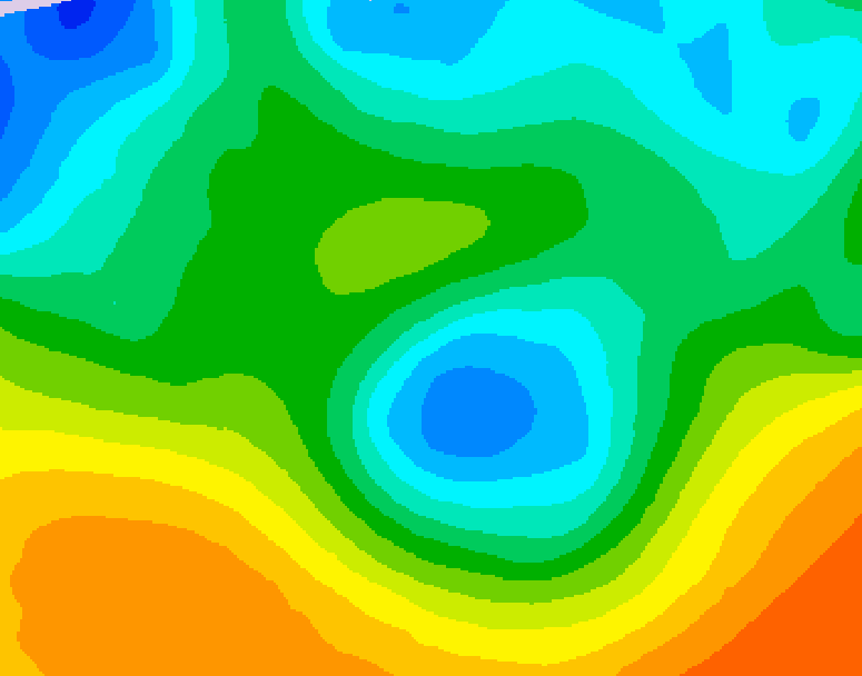 GDPS 500 millibar geopotential height 168 hour forecast chart for Canada based on 2026/05/04 1200Z data