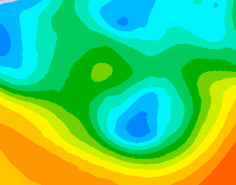 GDPS 500 millibar geopotential height 192 hour forecast chart for Canada based on 2026/05/04 1200Z data