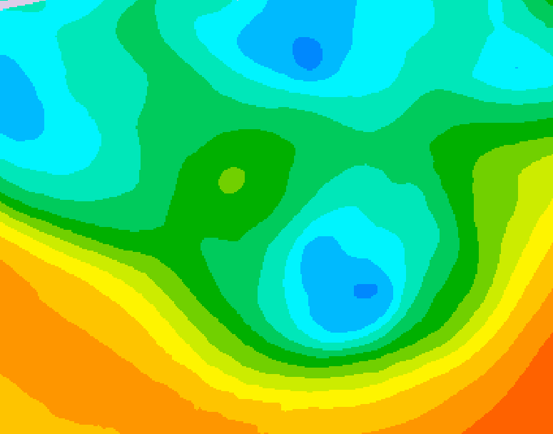 GDPS 500 millibar geopotential height 204 hour forecast chart for Canada based on 2026/05/04 1200Z data