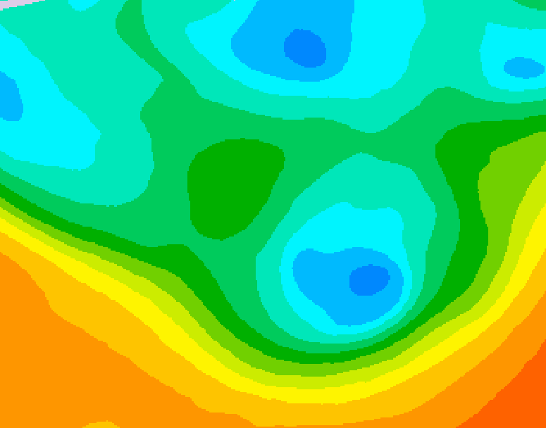 GDPS 500 millibar geopotential height 210 hour forecast chart for Canada based on 2026/05/04 1200Z data