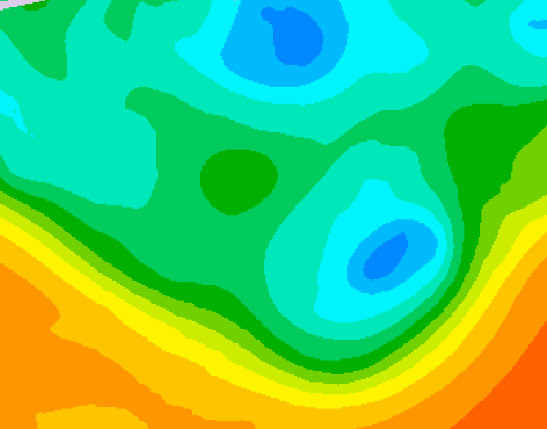 GDPS 500 millibar geopotential height 228 hour forecast chart for Canada based on 2026/05/04 1200Z data