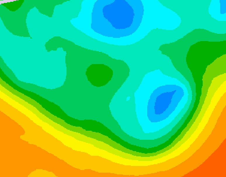 GDPS 500 millibar geopotential height 234 hour forecast chart for Canada based on 2026/05/04 1200Z data