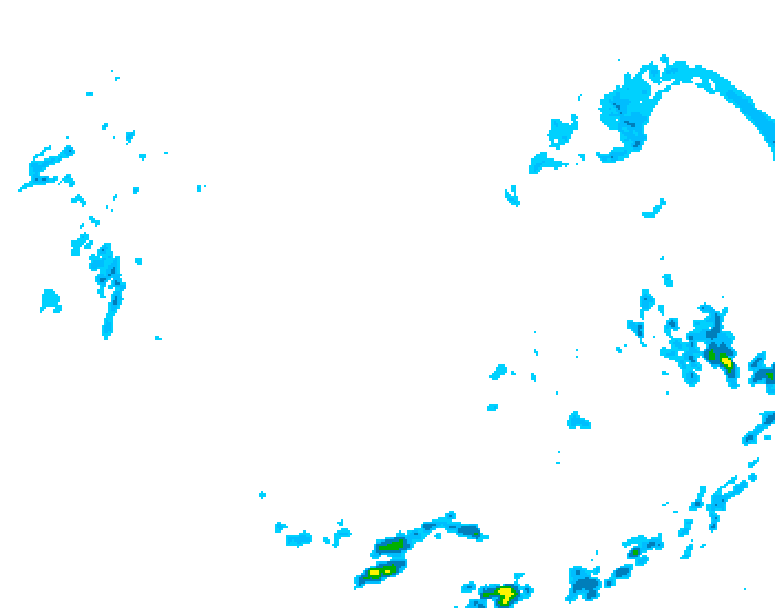 GDPS precipitation 156 hour forecast chart for Canada based on 2026/05/04 0000Z data