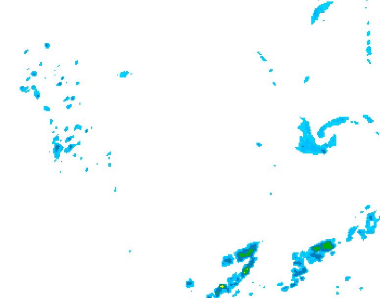 GDPS precipitation 174 hour forecast chart for Canada based on 2026/05/04 0000Z data