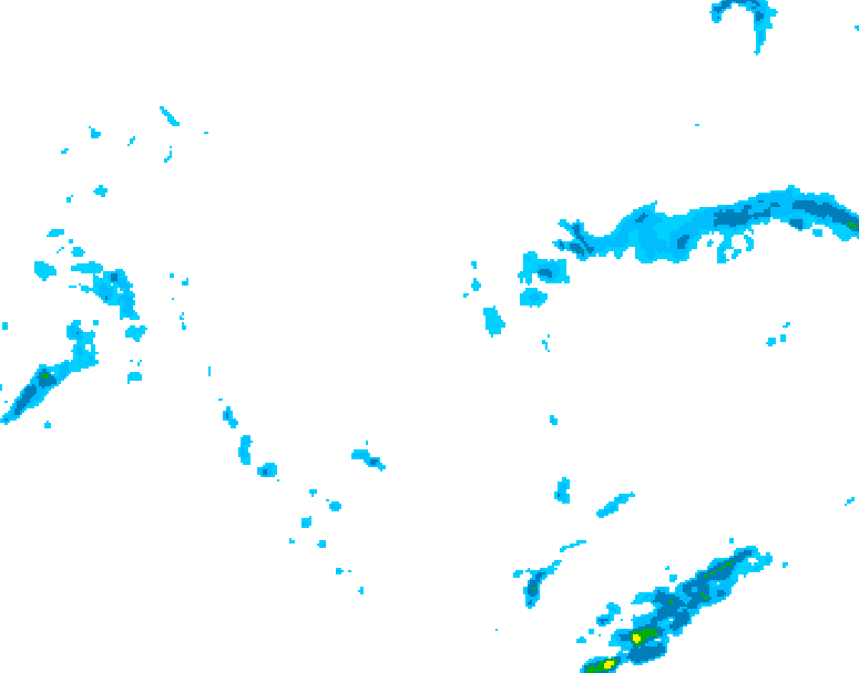 GDPS precipitation 120 hour forecast chart for Canada based on 2026/05/04 1200Z data