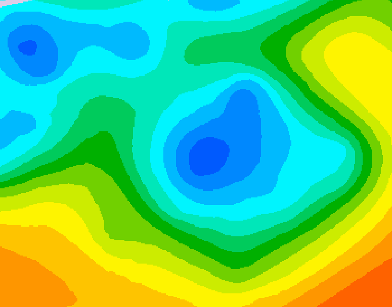 GDPS 500 millibar geopotential height 108 hour forecast chart for Canada based on 2026/05/05 0000Z data
