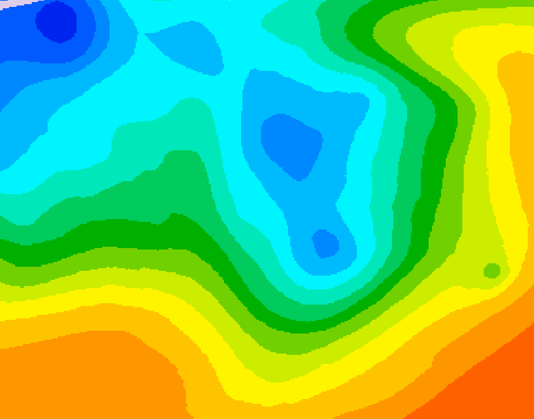 GDPS 500 millibar geopotential height 144 hour forecast chart for Canada based on 2026/05/05 0000Z data