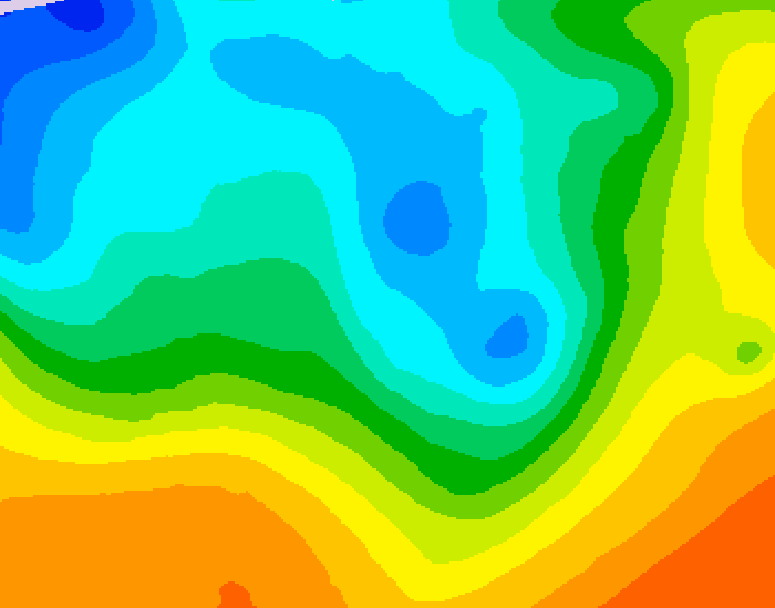 GDPS 500 millibar geopotential height 156 hour forecast chart for Canada based on 2026/05/05 0000Z data