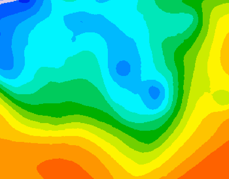 GDPS 500 millibar geopotential height 162 hour forecast chart for Canada based on 2026/05/05 0000Z data