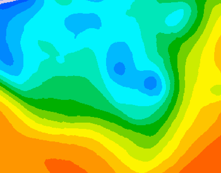 GDPS 500 millibar geopotential height 168 hour forecast chart for Canada based on 2026/05/05 0000Z data