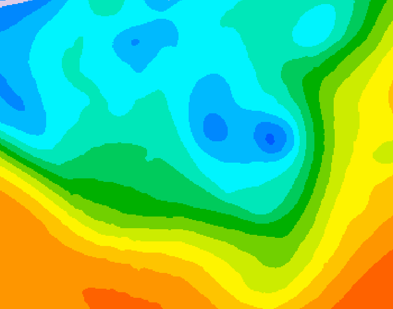 GDPS 500 millibar geopotential height 174 hour forecast chart for Canada based on 2026/05/05 0000Z data