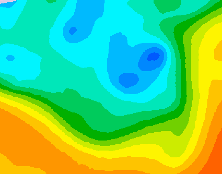 GDPS 500 millibar geopotential height 192 hour forecast chart for Canada based on 2026/05/05 0000Z data