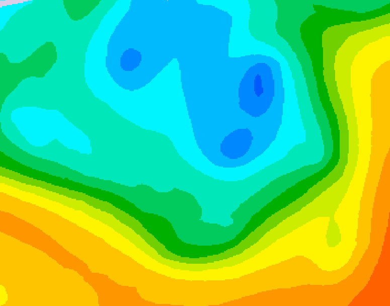 GDPS 500 millibar geopotential height 204 hour forecast chart for Canada based on 2026/05/05 0000Z data