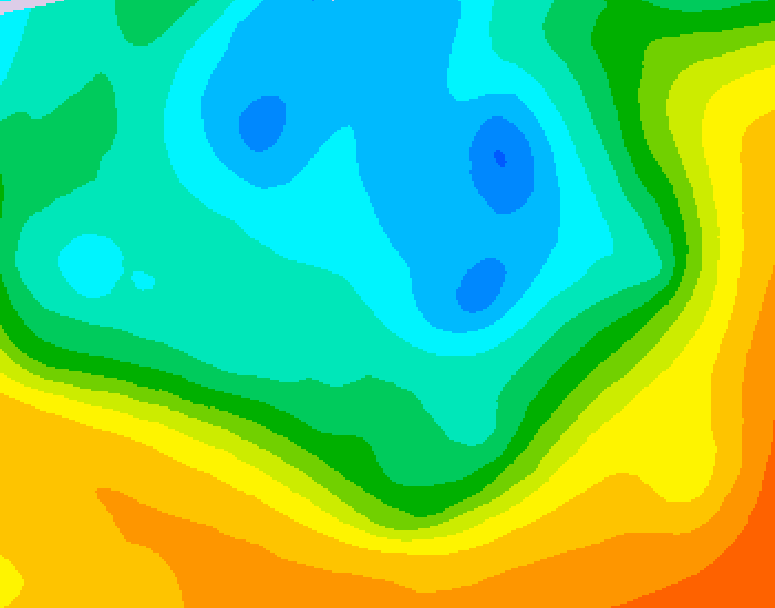 GDPS 500 millibar geopotential height 210 hour forecast chart for Canada based on 2026/05/05 0000Z data