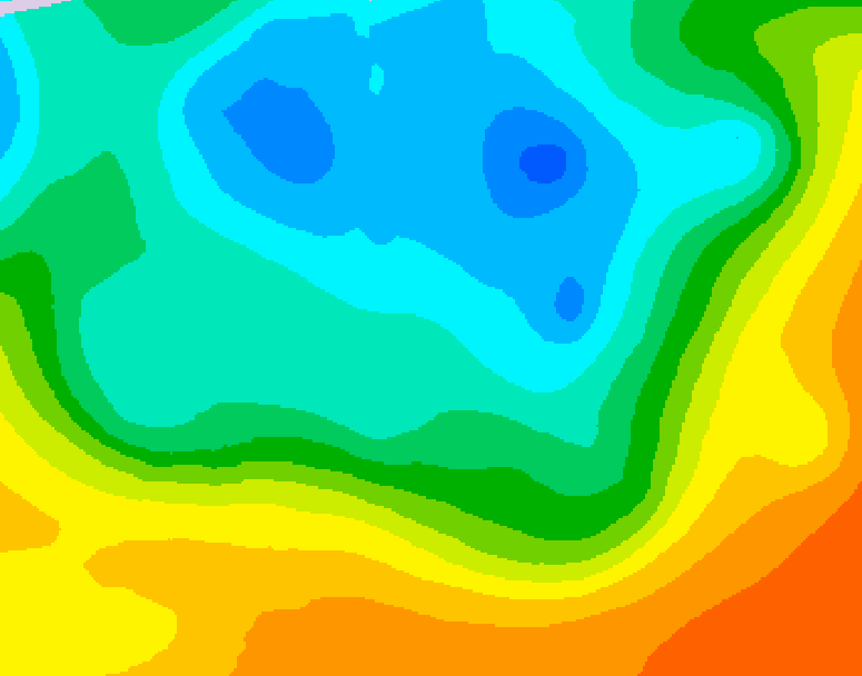 GDPS 500 millibar geopotential height 228 hour forecast chart for Canada based on 2026/05/05 0000Z data