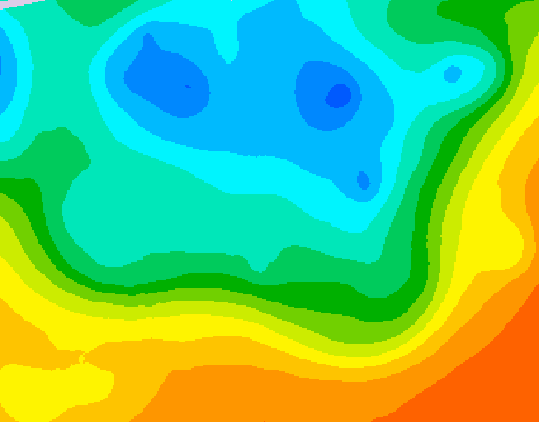 GDPS 500 millibar geopotential height 234 hour forecast chart for Canada based on 2026/05/05 0000Z data