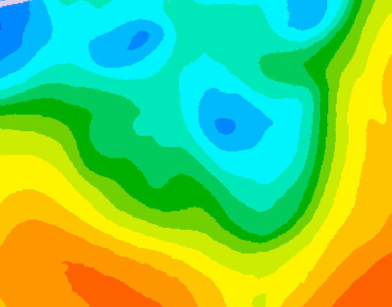 GDPS 500 millibar geopotential height 162 hour forecast chart for Canada based on 2026/05/05 1200Z data