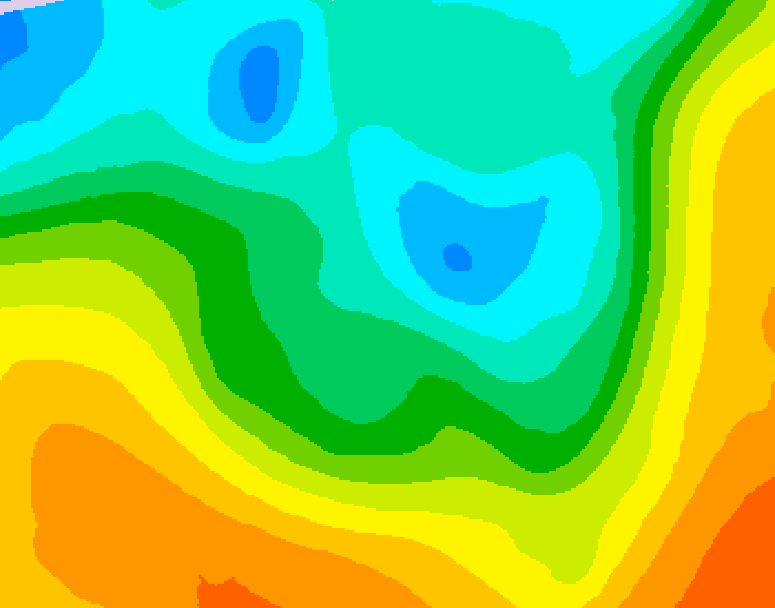 GDPS 500 millibar geopotential height 174 hour forecast chart for Canada based on 2026/05/05 1200Z data