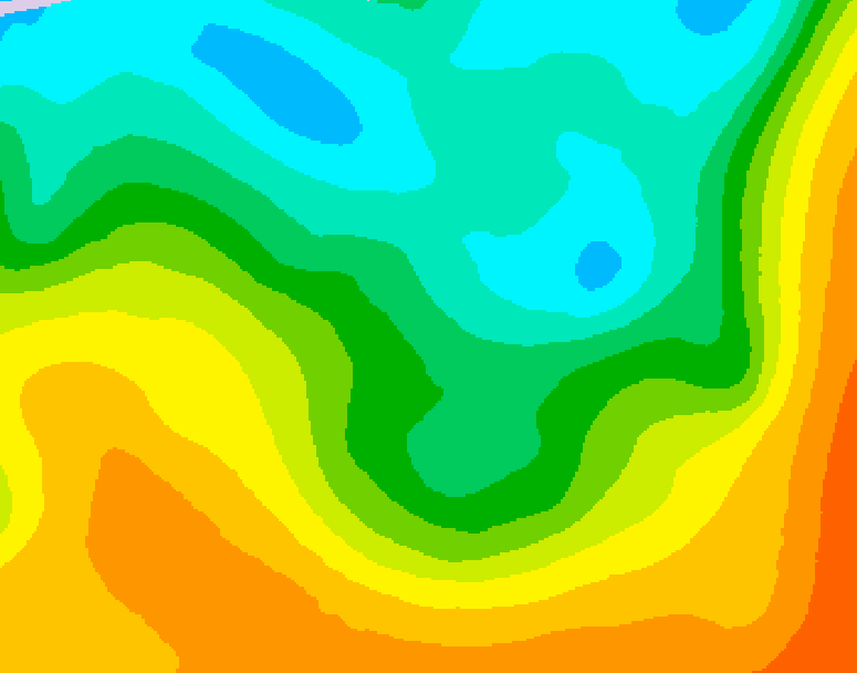 GDPS 500 millibar geopotential height 204 hour forecast chart for Canada based on 2026/05/05 1200Z data