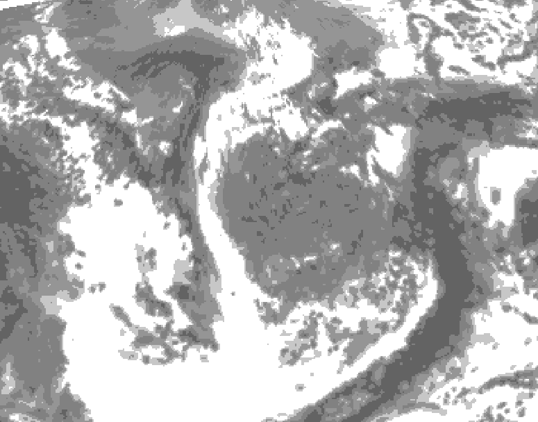 GDPS total cloud 066 hour forecast chart for Canada based on 2026/05/05 0000Z data
