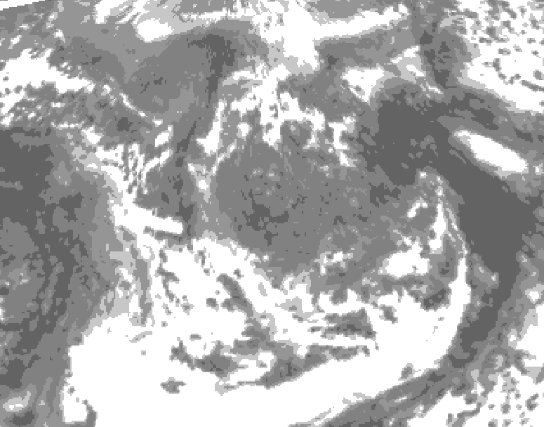 GDPS total cloud 084 hour forecast chart for Canada based on 2026/05/05 0000Z data