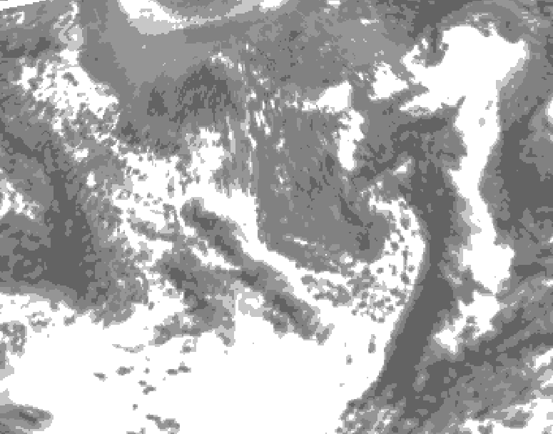 GDPS total cloud 168 hour forecast chart for Canada based on 2026/05/05 0000Z data