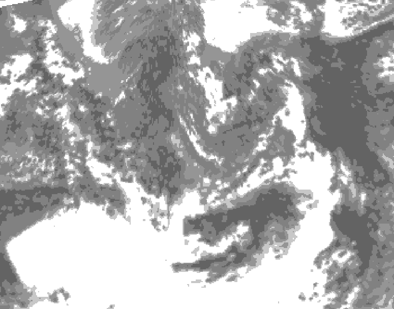 GDPS total cloud 204 hour forecast chart for Canada based on 2026/05/05 0000Z data