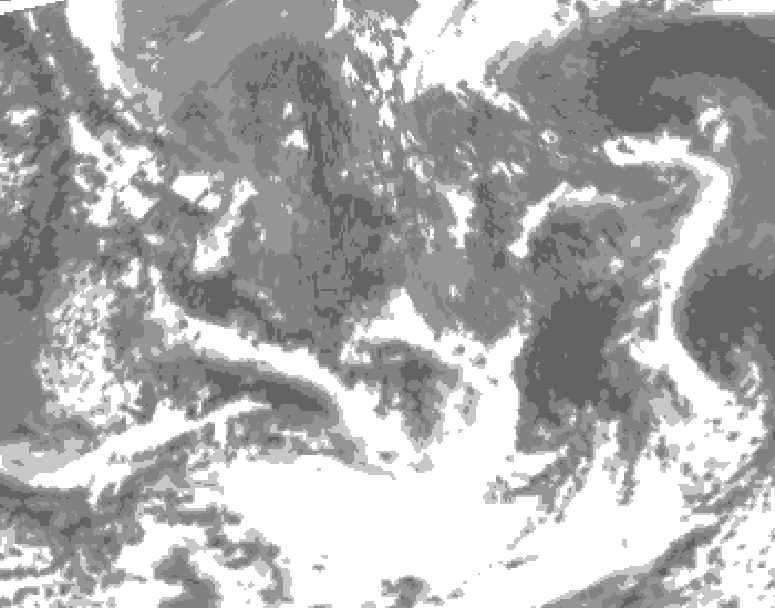 GDPS total cloud 234 hour forecast chart for Canada based on 2026/05/05 0000Z data