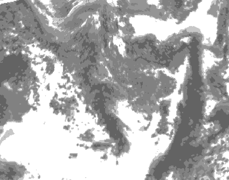 GDPS total cloud 168 hour forecast chart for Canada based on 2026/05/05 1200Z data