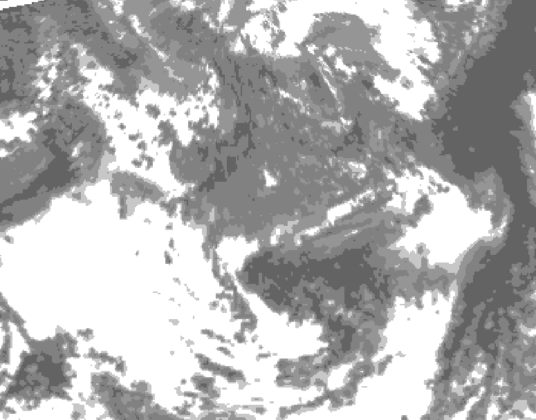 GDPS total cloud 210 hour forecast chart for Canada based on 2026/05/05 1200Z data