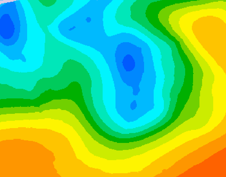 GDPS 500 millibar geopotential height 108 hour forecast chart for Canada based on 2026/05/06 0000Z data