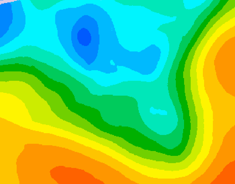 GDPS 500 millibar geopotential height 162 hour forecast chart for Canada based on 2026/05/06 0000Z data