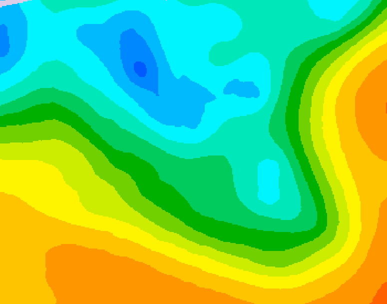 GDPS 500 millibar geopotential height 174 hour forecast chart for Canada based on 2026/05/06 0000Z data