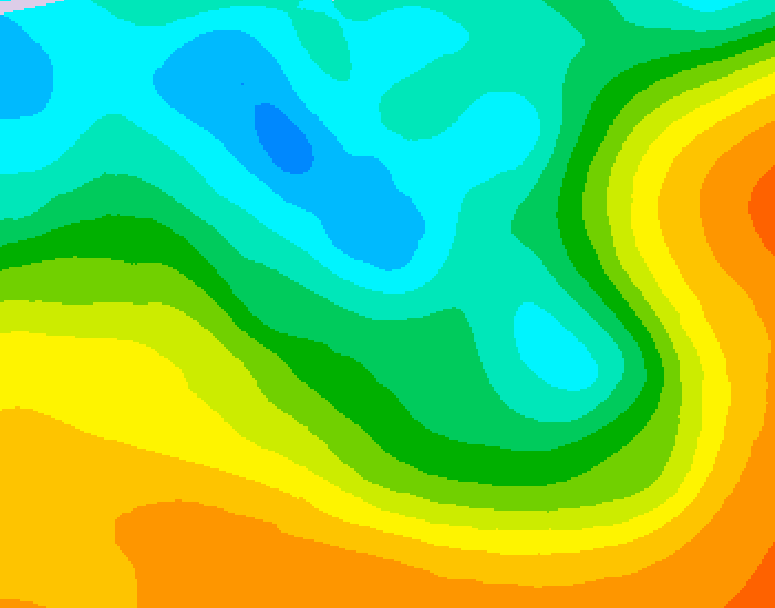 GDPS 500 millibar geopotential height 186 hour forecast chart for Canada based on 2026/05/06 0000Z data