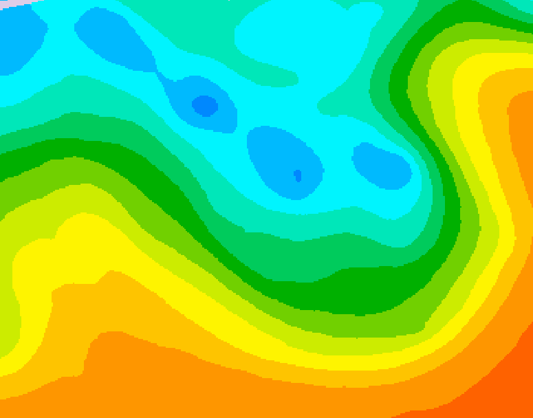 GDPS 500 millibar geopotential height 210 hour forecast chart for Canada based on 2026/05/06 0000Z data