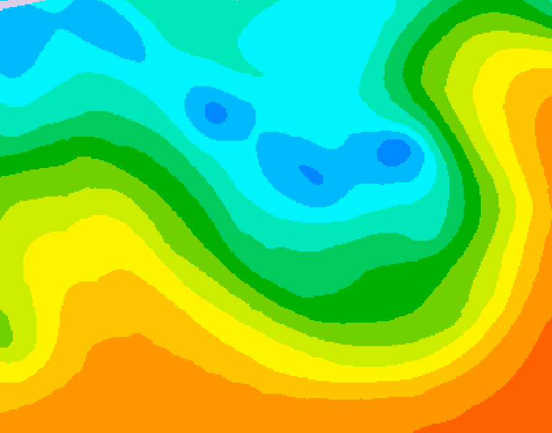 GDPS 500 millibar geopotential height 216 hour forecast chart for Canada based on 2026/05/06 0000Z data