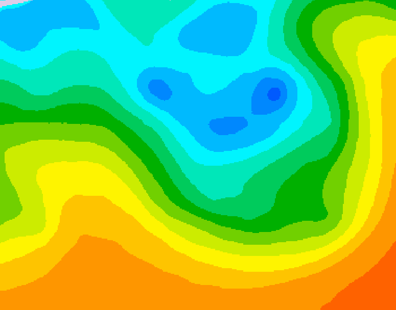 GDPS 500 millibar geopotential height 228 hour forecast chart for Canada based on 2026/05/06 0000Z data