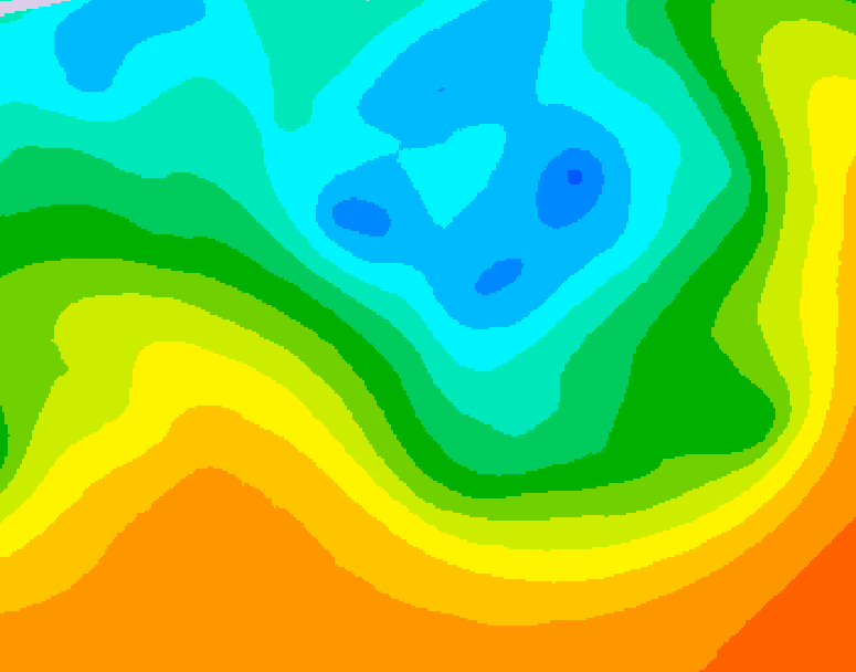 GDPS 500 millibar geopotential height 240 hour forecast chart for Canada based on 2026/05/06 0000Z data