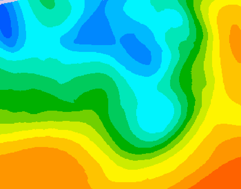 GDPS 500 millibar geopotential height 108 hour forecast chart for Canada based on 2026/05/06 1200Z data