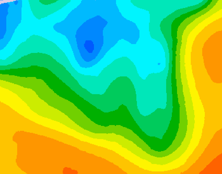 GDPS 500 millibar geopotential height 144 hour forecast chart for Canada based on 2026/05/06 1200Z data
