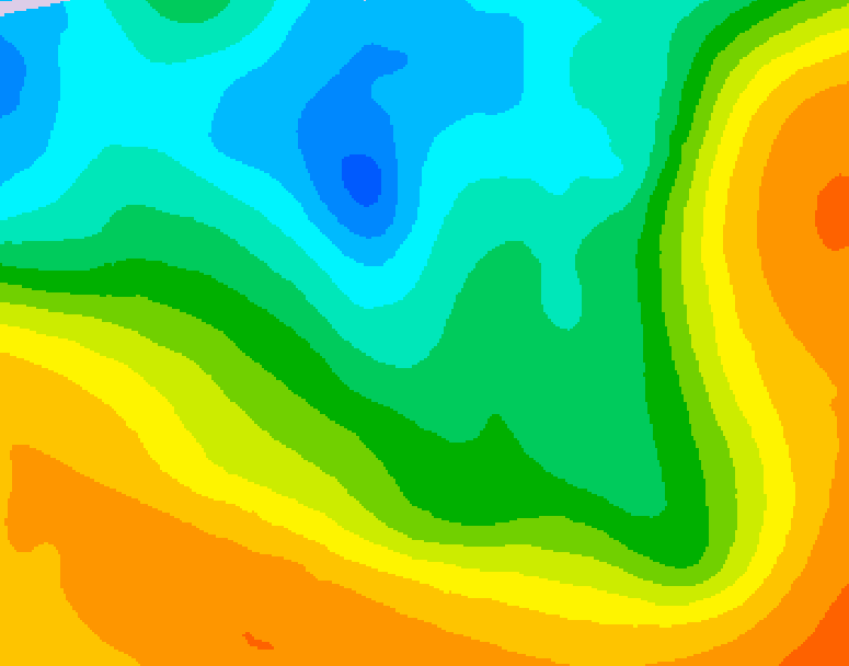 GDPS 500 millibar geopotential height 156 hour forecast chart for Canada based on 2026/05/06 1200Z data