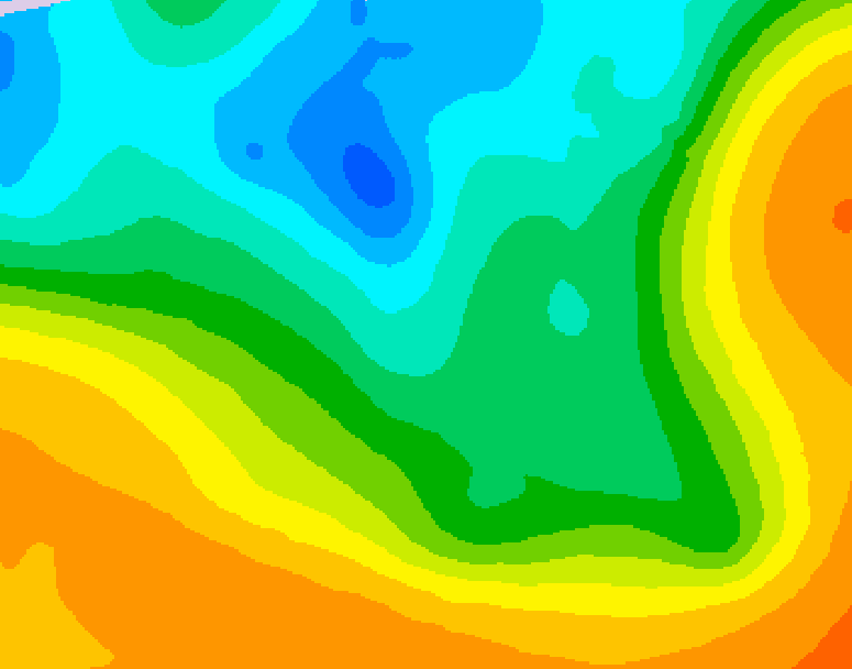 GDPS 500 millibar geopotential height 162 hour forecast chart for Canada based on 2026/05/06 1200Z data