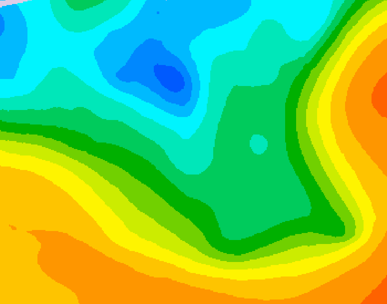 GDPS 500 millibar geopotential height 168 hour forecast chart for Canada based on 2026/05/06 1200Z data