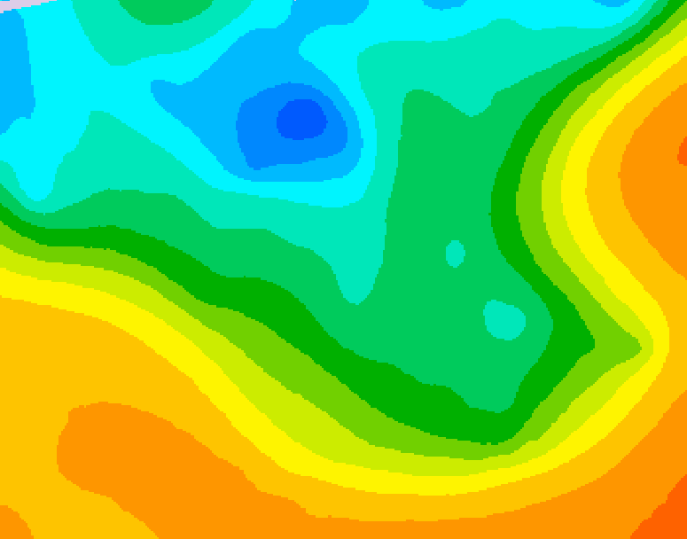 GDPS 500 millibar geopotential height 180 hour forecast chart for Canada based on 2026/05/06 1200Z data