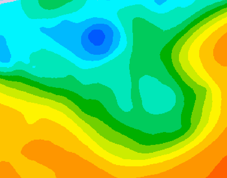 GDPS 500 millibar geopotential height 192 hour forecast chart for Canada based on 2026/05/06 1200Z data