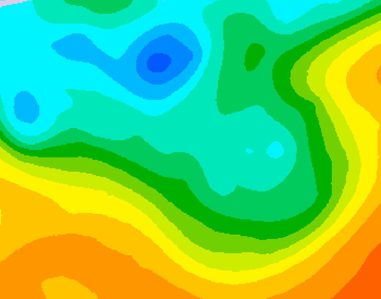 GDPS 500 millibar geopotential height 204 hour forecast chart for Canada based on 2026/05/06 1200Z data