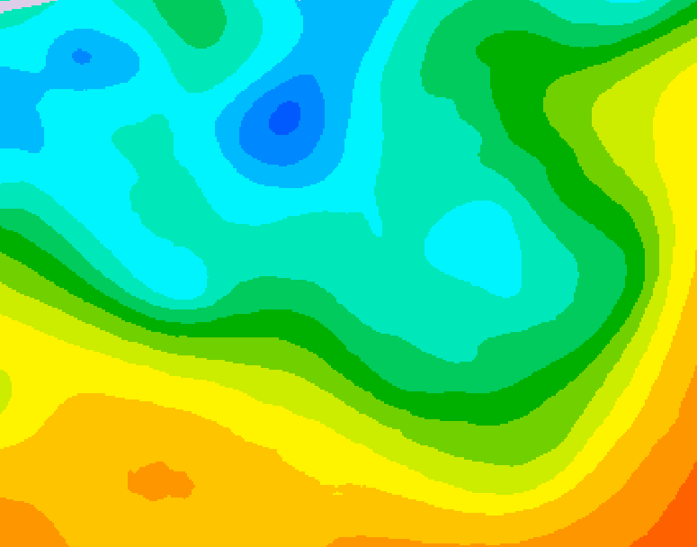 GDPS 500 millibar geopotential height 228 hour forecast chart for Canada based on 2026/05/06 1200Z data