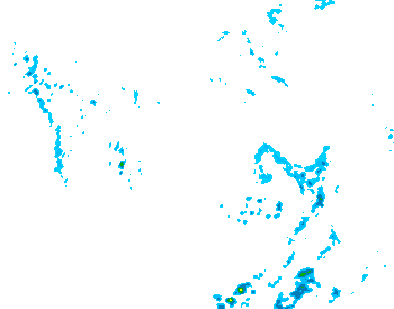 GDPS precipitation 108 hour forecast chart for Canada based on 2026/05/06 1200Z data