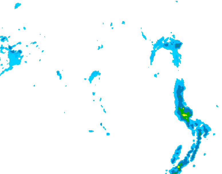 GDPS precipitation 138 hour forecast chart for Canada based on 2026/05/06 1200Z data